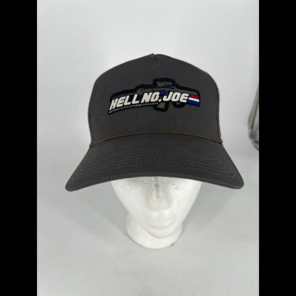 2022 Shot Show Gun Rights Hell No Joe Adjustable Gray Hat Las Vegas, NV